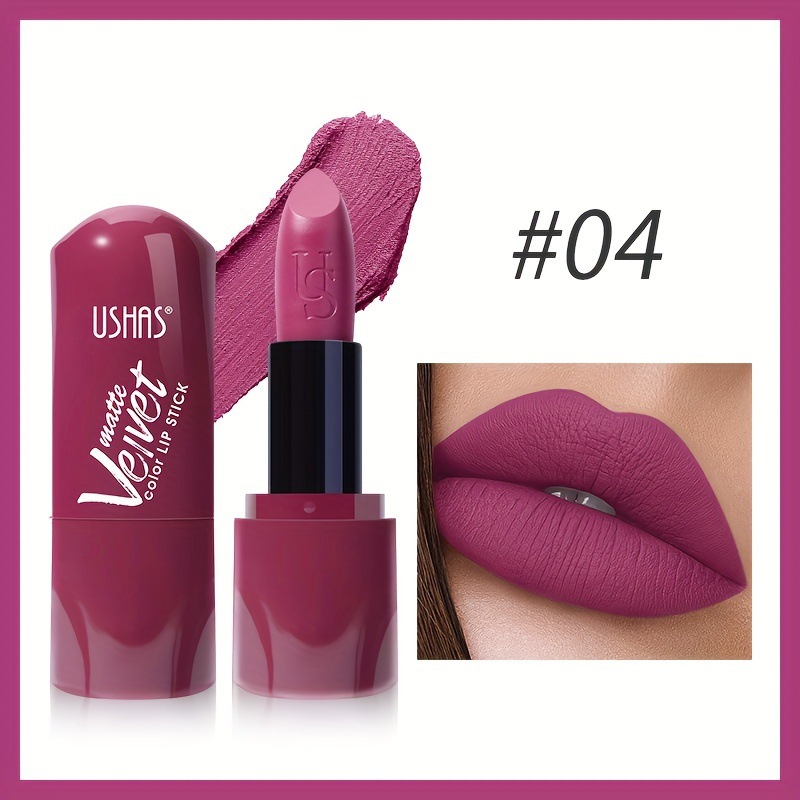USHAS Spot transfronterizo europeo y americano, color duradero, lápiz labial hidratante, taza antiadherente, esmalte de labios que no se desvanece LP2293