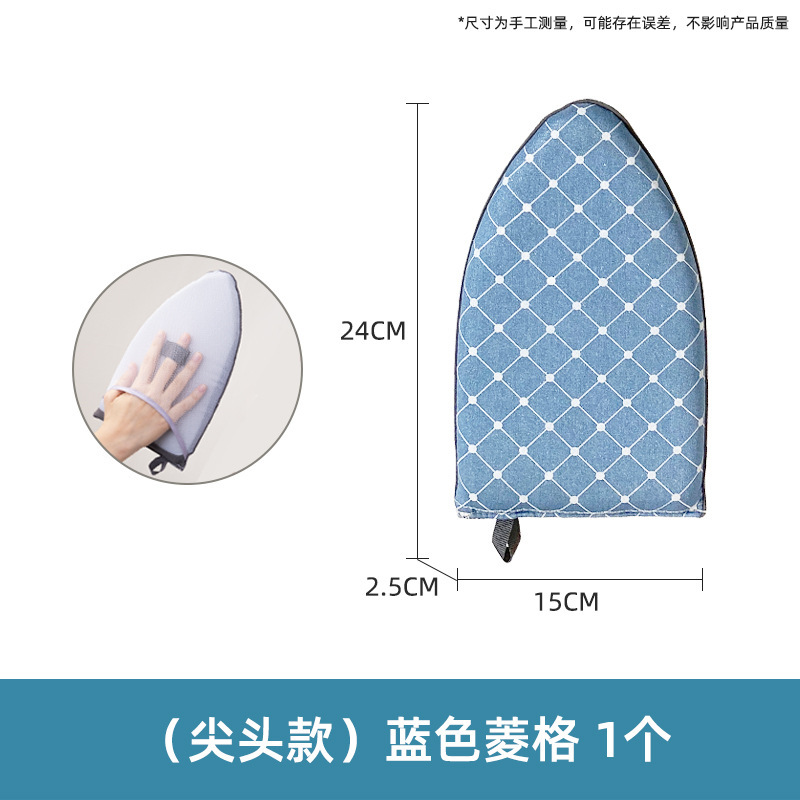 Tabla de planchar portátil transfronteriza para uso doméstico, almohadilla de aislamiento resistente a altas temperaturas, almohadilla pequeña portátil para colgar guantes, aislamiento térmico y anti-quemaduras.
