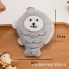 Gray white salted fish bear
