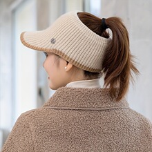 J 36923 Knit visor women outdoor baseball cap ��֯�ն�Ůʿ��