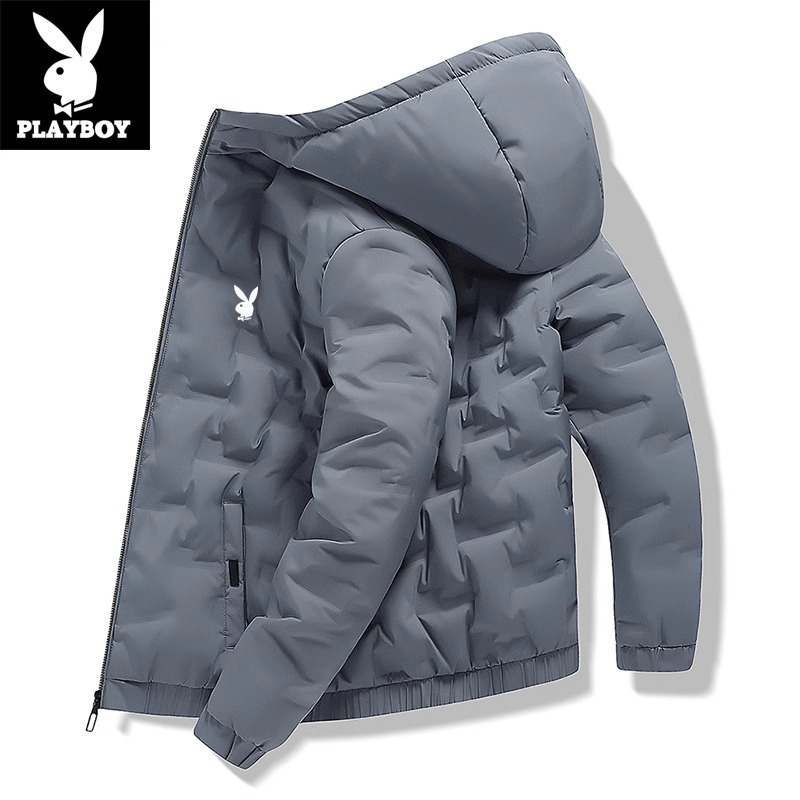 Tejido de alta densidad perfilado chaqueta de plumón hombre ropa de invierno vintage a prueba de viento engrosado chaqueta de herramientas de invierno de negocios ocio