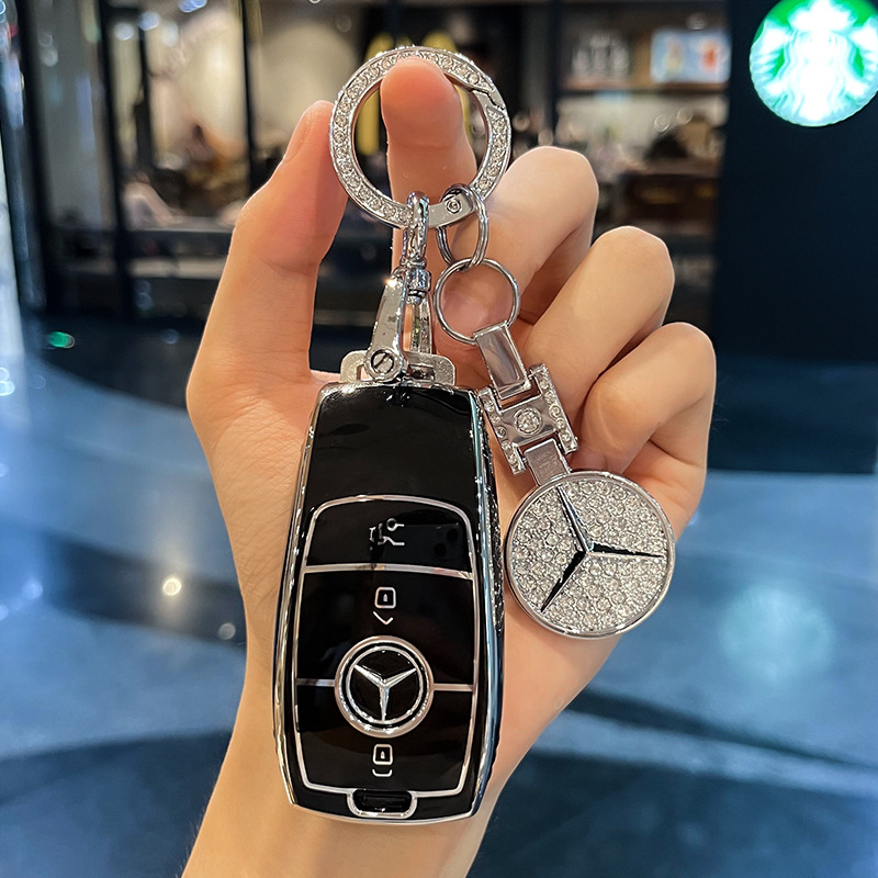 모델 B [블랙 키 커버 + 다이아몬드 자동차 로고]