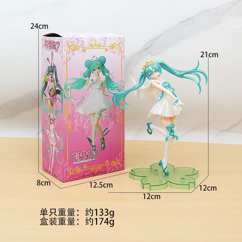 クリスマス初音フィギュア未来二次元筐体フィギュアデスクトップ置物女の子グッズプレゼント卸
