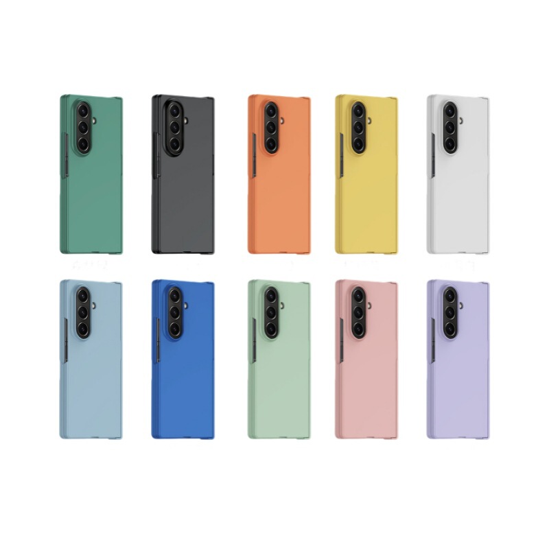 Samsung Z Fold 30% off スタック携帯電話ケース、つや消し肌の感触、中央軸ヒンジ、オールインクルーシブ Fold6 落下防止保護カバーに適しています。|undefined
