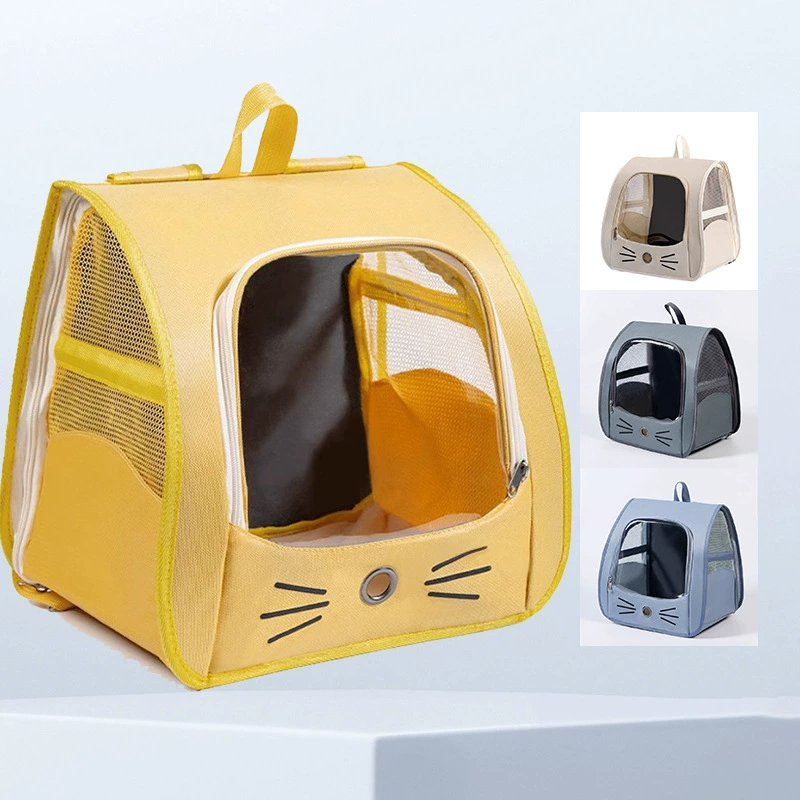 Сумка для кошек, дышащий рюкзак для домашних животных, школьная сумка для кошек, рюкзак, многофункциональная и удобная сумка для домашних животных большой вместимости.
