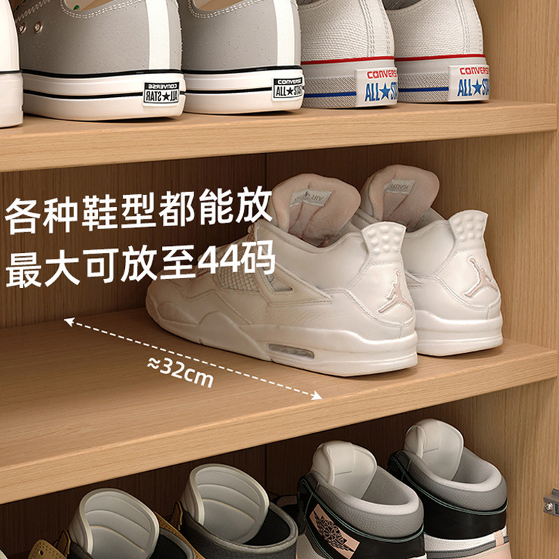 鞋柜家用门口入户收纳一体靠墙2025爆款门外走廊电梯口实木鞋架|undefined