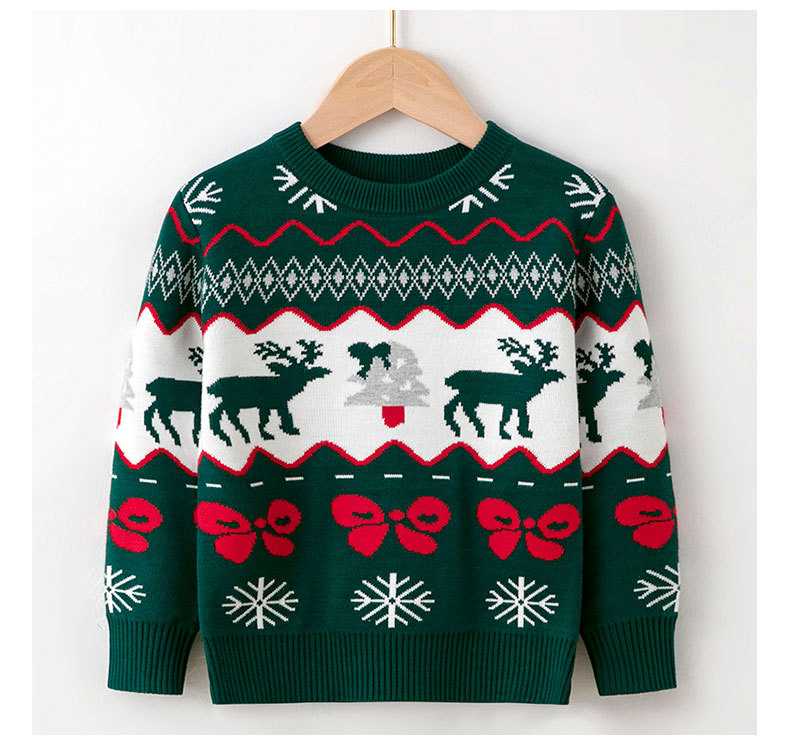 Christmas Fashion Cartoon Knit Hoodies & Sweaters display picture 3