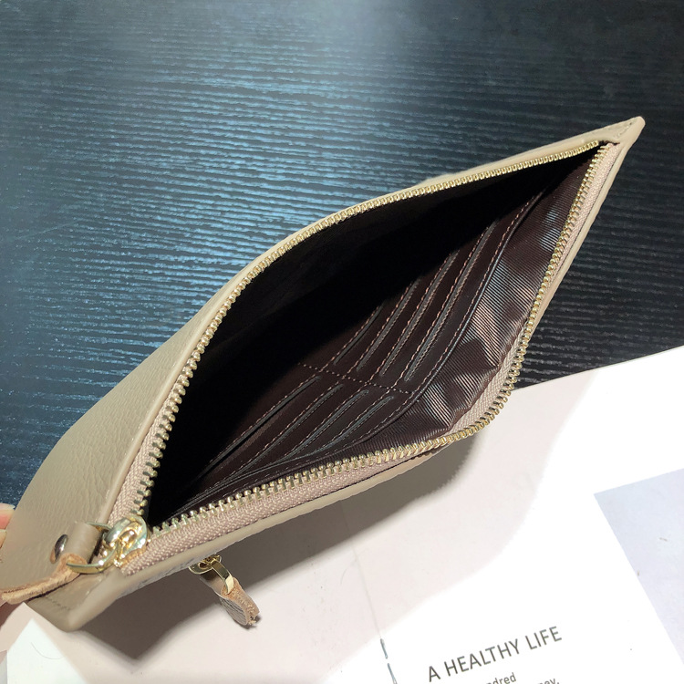 Genuine Leather Long Wallet For Women With Multiple Card Slots_voghion.com