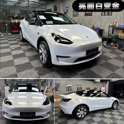 to red, pepper white, and colorful – Auto Color Change Film - pet-pearl-white-turns-to-gold-bright-152m-17m