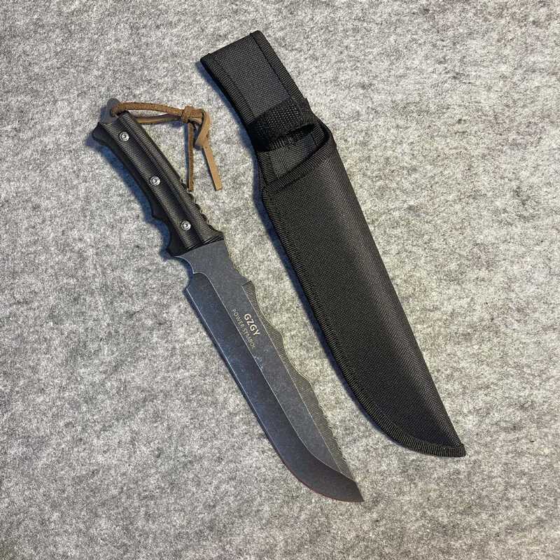 锻打剔骨刀分割刀屠宰用割肉刀杀猪宰羊尖刀户外刀砍柴刀欧美热销|undefined
