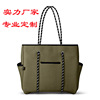 Fashionable handheld purse, beach shoulder bag for mother and baby with zipper