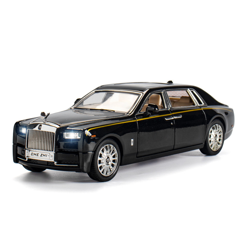 1 (foam box) car simulation 1: 24 Rolls Phantom alloy car model ornaments collection