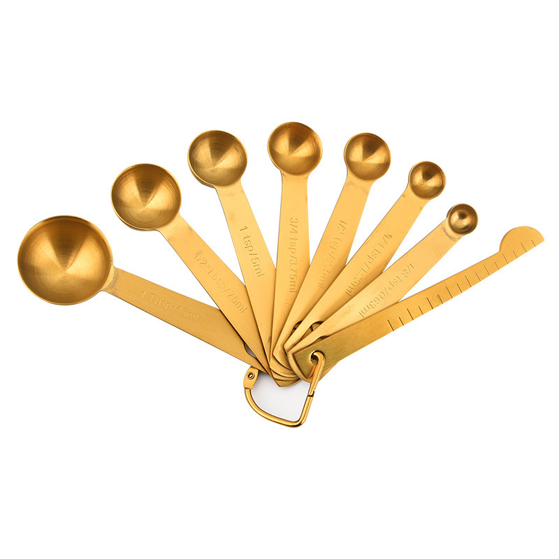 Measuring spoon, golden set