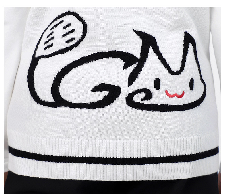 Áo vest len golf nữ trẻ em PGM mùa thu đông, form thoải mái ấm áp — Áo vest len yf418 Màu Đỏ, Áo vest len yf418 màu trắng, Áo vest len yf418 màu xanh nước biển chi tiết 11
