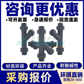 台湾环琪 UPVC过滤器国标SCH80美标PVC过滤器UPVC管道Y型由令式