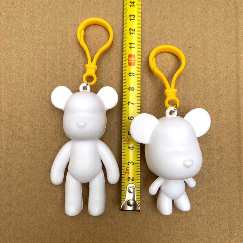 流体熊のキーホルダー暴力熊diyキーホルダーギフトボックス落書き流体熊子供落書きdiy材料バッグ|undefined