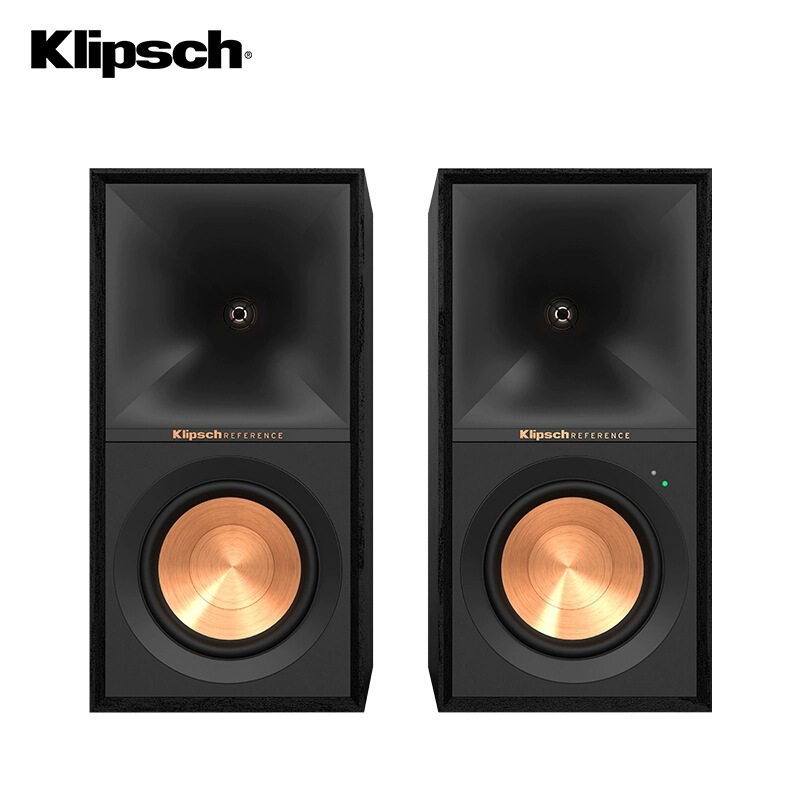 klipsch/Jess R-50PM Active Bookshelf Speaker HiFi Bluetooth Black Glue Record Player Computer Multimedia Audio