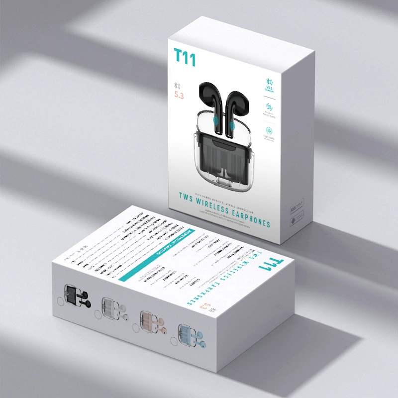 Stereon True Wireless прозрачный корпус, двусторонняя TWS Bluetooth-гарнитура с мощной звукоизоляцией и зарядным кейсом, версия 5.3, от производителя