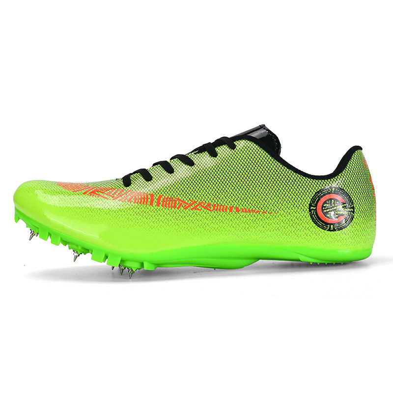 Zapatos de pista zapatos de entrenamiento integral de la pareja zapatos de pico de estudiante resistente al desgaste zapatos de pista de Sprint zapatos de entrenamiento de competencia zapatos de pico