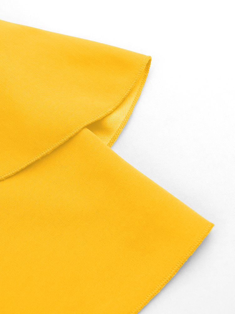 Ženska oblačila, nabrano krilo z odprtimi rameni, vsestransko, plus size_voghion.com