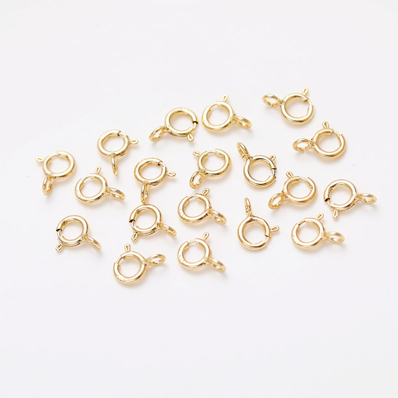 10 PCS/Package Sterling Silver Solid Color Jewelry Buckle Simple Style display picture 4