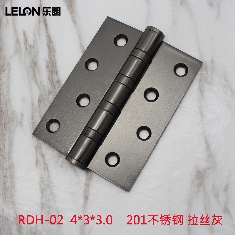 bisagra de acero inoxidable personalizada bisagra de puerta de madera dormitorio doméstico bisagra de cojinete silenciosa bisagra silenciosa 4 pulgadas image 9