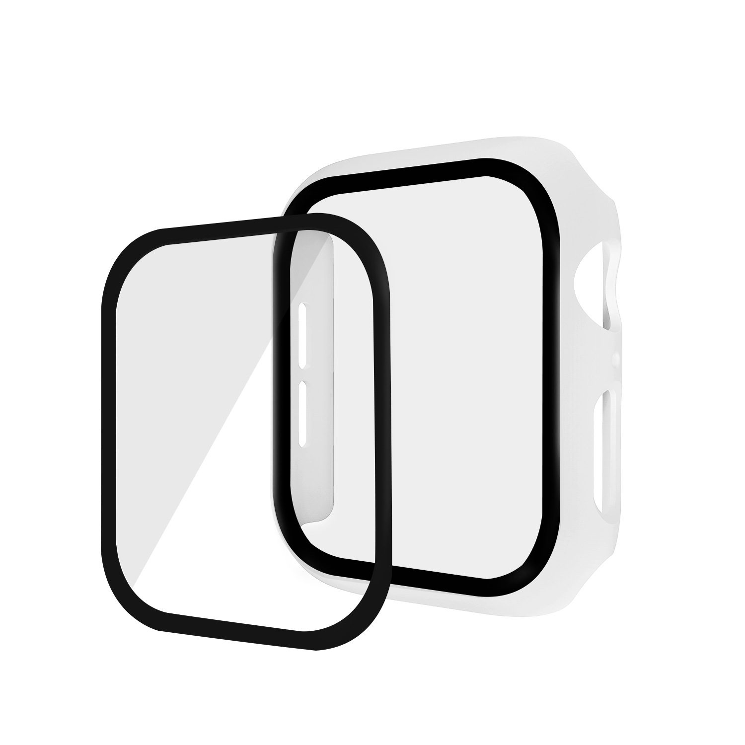 アップルの時計ケースを適用して、2合1転倒防止iwatch9保護ケース強化膜一体腕時計保護カバー