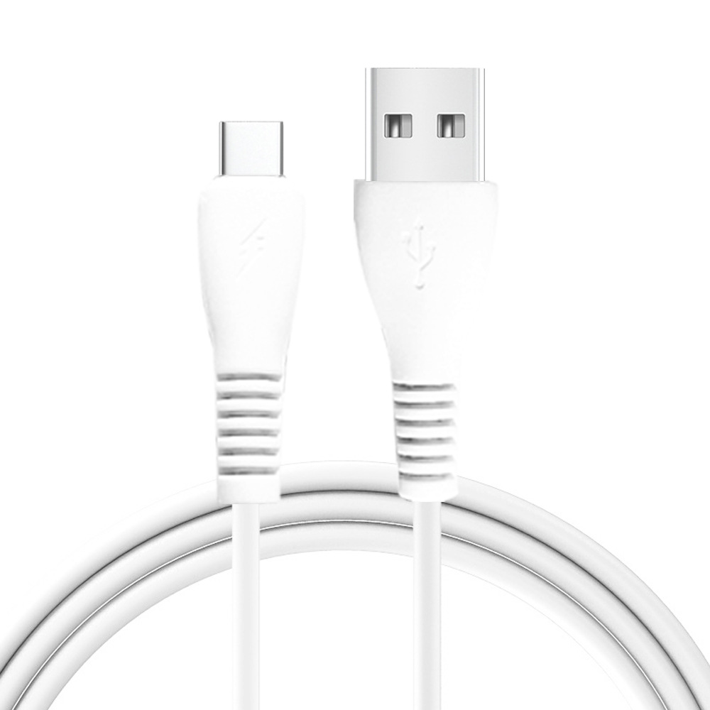 Para Android 90cm cable micro USB cable de datos de carga de teléfono móvil moldeado por inyección de PVC 4 núcleos 2A cable de carga rápida