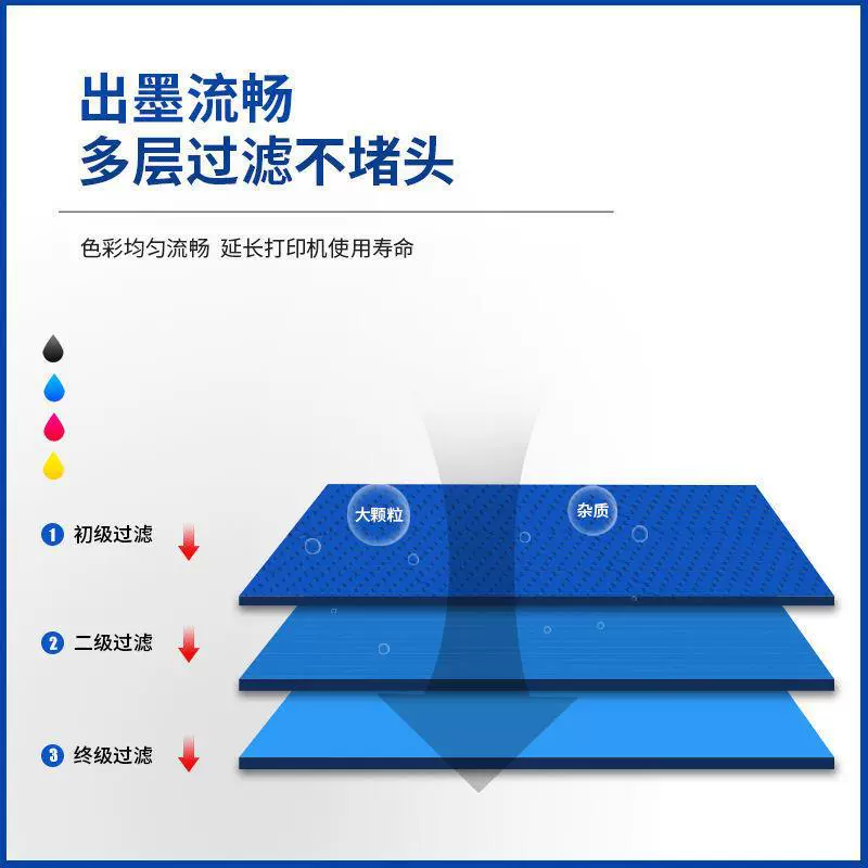 Подходит для принтера Epson L3251 чернила L3253 L3255 L3258, нес-original чернила, черная/цветная