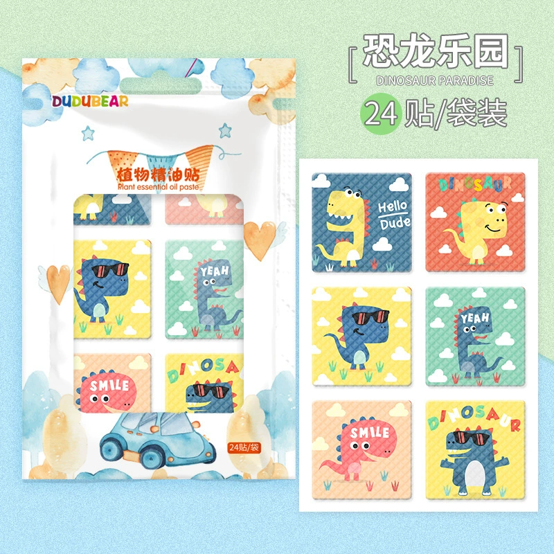 11 пакетов/коробка, летние мультяшные пластыри без комаров, пряжка, растительное эфирное масло, студенческие, детские, уличные, без комаров, ручные