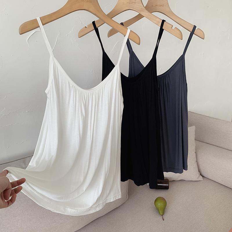 Summer New Fat 1.00 kg-150.00 kg Loose Pregnant Women's Camisole Vest plus size Sleeveless Base Shirt Top Trendy