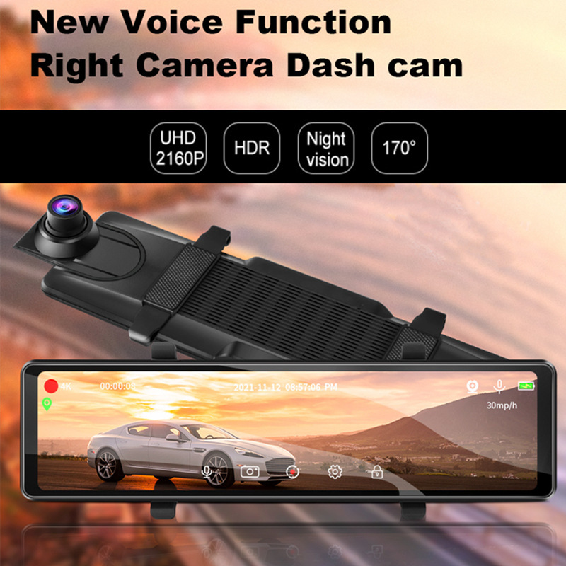 2026 Japan's Most Popular Right-Hand Drive Japanese Streaming Dash Cam with High-Definition 4K Front and Rear Recording and Gps