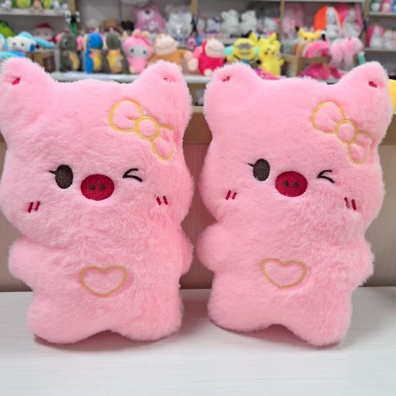 Peluş Oyuncak 20cm Civarı Sekiz İnçlik Basit Tasarım Vinç Makinesi Figürü Düğün Atma Şirket Festival Peluş Oyuncak