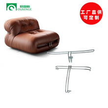 意式极简河马沙发五金配件前后全套钢牙配件不锈钢牙沙发装饰配件