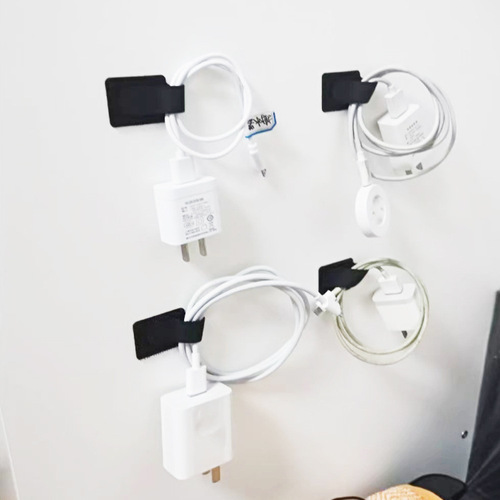 Magic cable tie adhesive wholesale household anti-tangle computer charging cable organizer with adhesive backing data cable storage