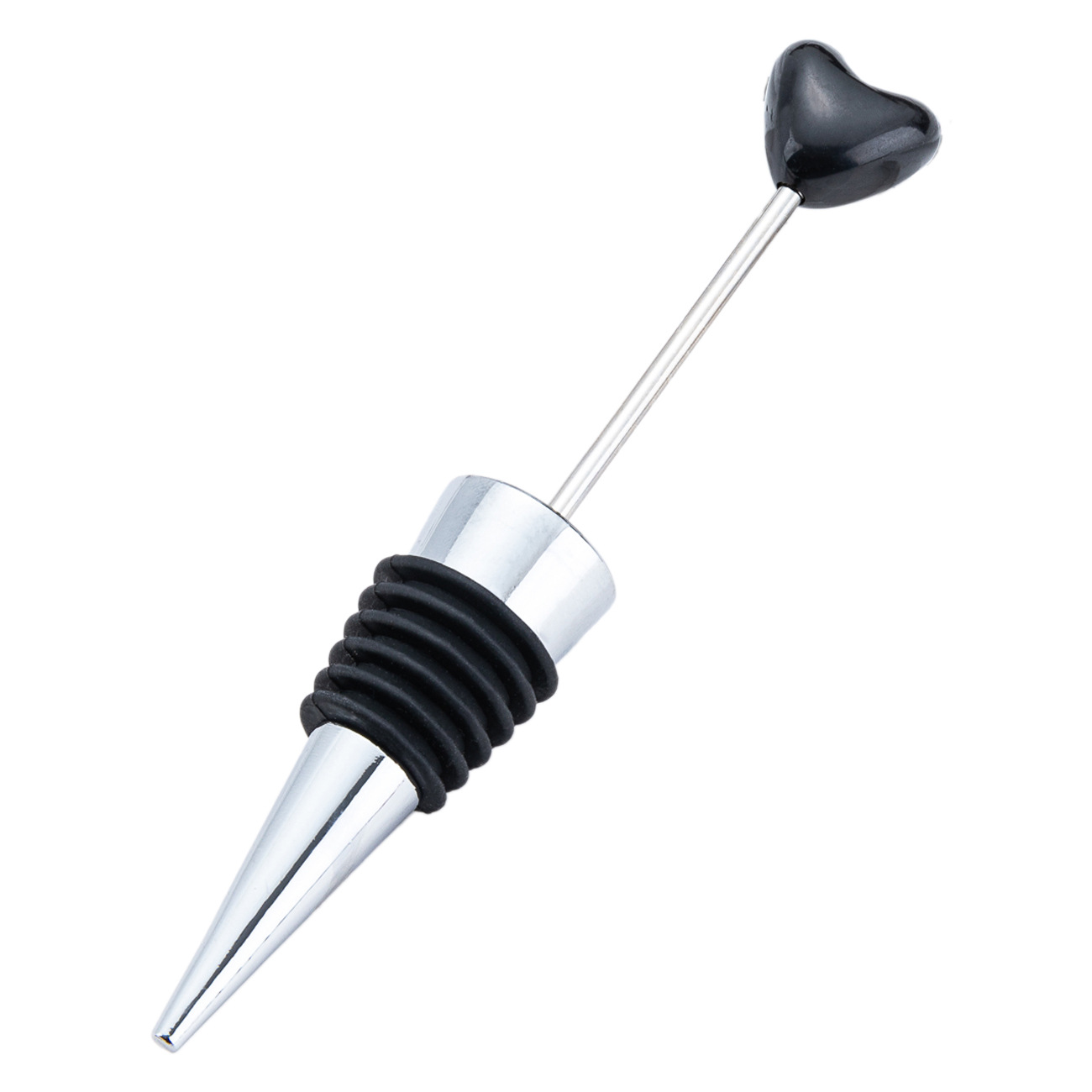 DIY cuentas amor tapones de vino cónico tapones de silicona creativos tapones de vino de boda tapones de champán tapones de vino