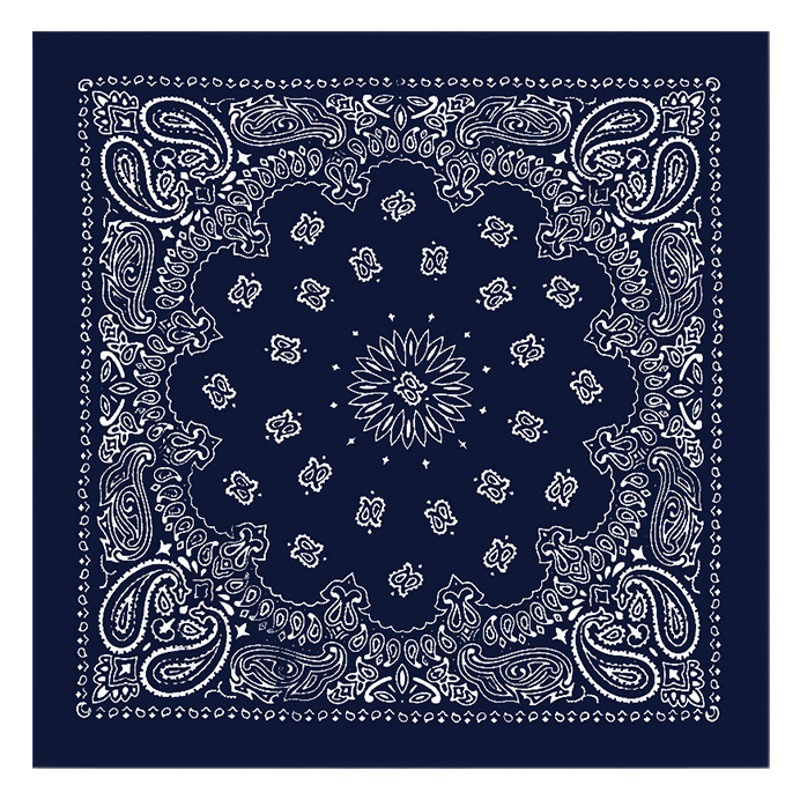 Factory direct European and American retro 25g cotton double cashew nuts changeable outdoor scarf Paisley amoeba square scarf