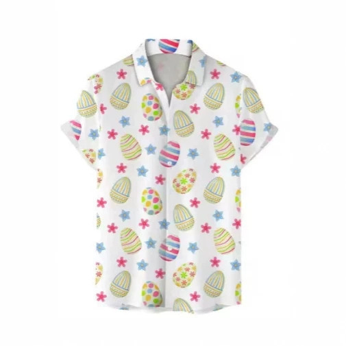 Hawaiian Shirt with Green Vegetables, Pepper, Tomato, Carrot Graphics, 3D Printed Aloha Shirt