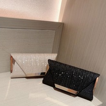 Women Exquisite Evening Bag Party Banquet Glitter Purse跨境