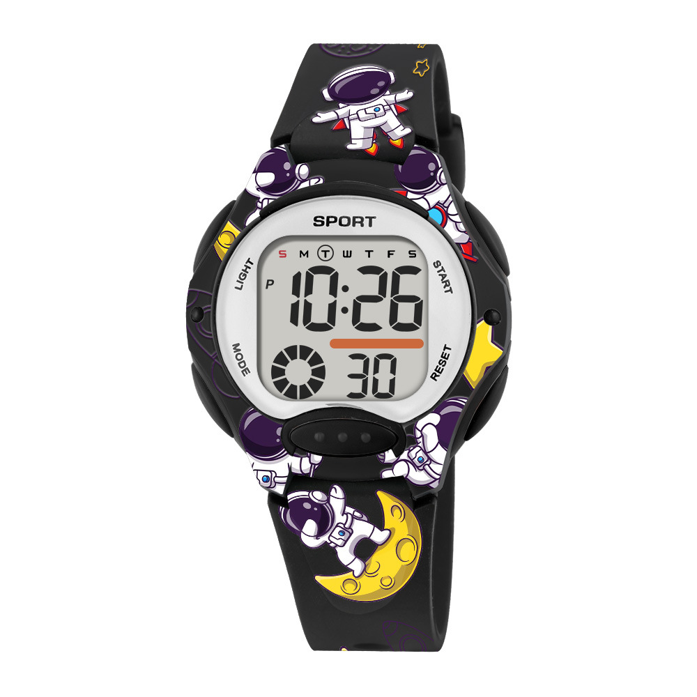 Nuevo reloj digital de alarma deportiva para niños y niñas al aire libre multifuncional nocturna para niños relojes electrónicos al por mayor