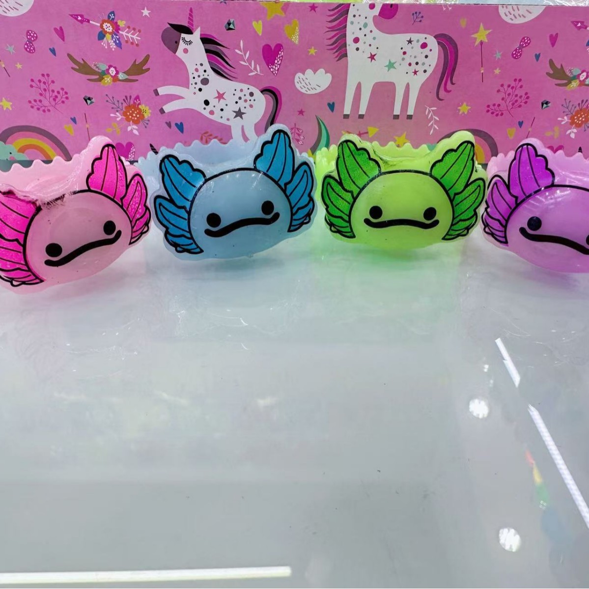 Amazon Best Selling Salamander Flashing Bracelet Salamander Flashing Small Ring Manufacturer Direct Sales Bracelet Ring Small Toy