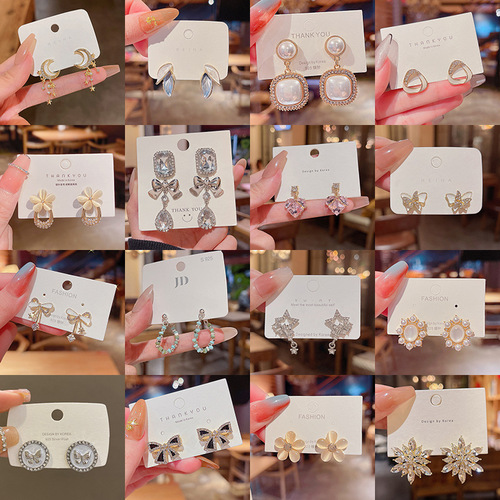 Ins style pearl earrings for women, light luxury, fashionable, high-end, versatile earrings, temperament, retro earrings, 925 silver needle wholesale