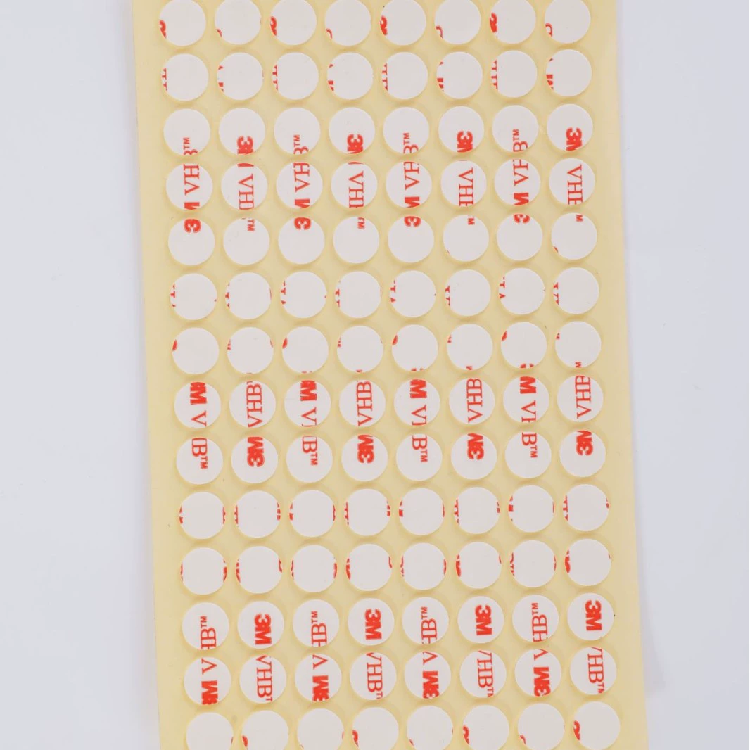 Трансграничные внешнеторговые производители напрямую поставляют круглые бесшовные акриловые двухсторонний клей для точечного прозрачного нано клея оптом