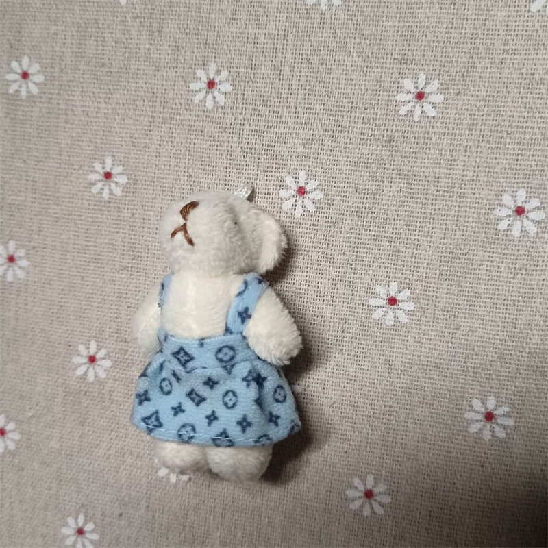 6cm 곰 착용에 적합 파란색 옷만 판매 (판매 곰)