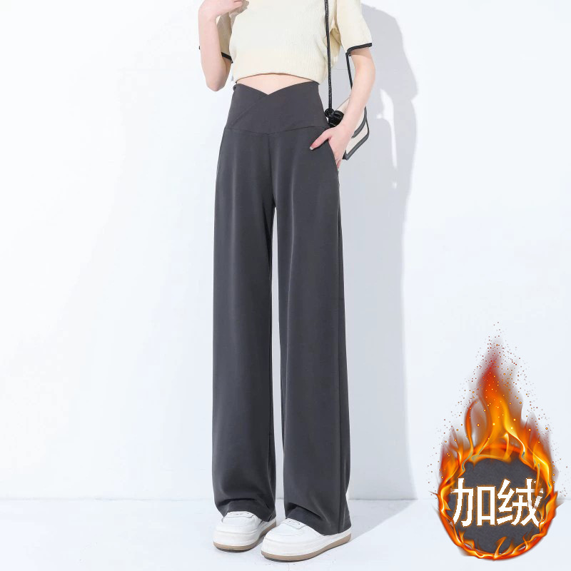 그레이 플러스 벨벳 바지 (165 위)