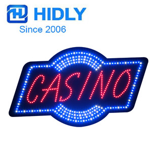 Cross-border export casino window luminous signboard in business led casino sign46 × 76cm