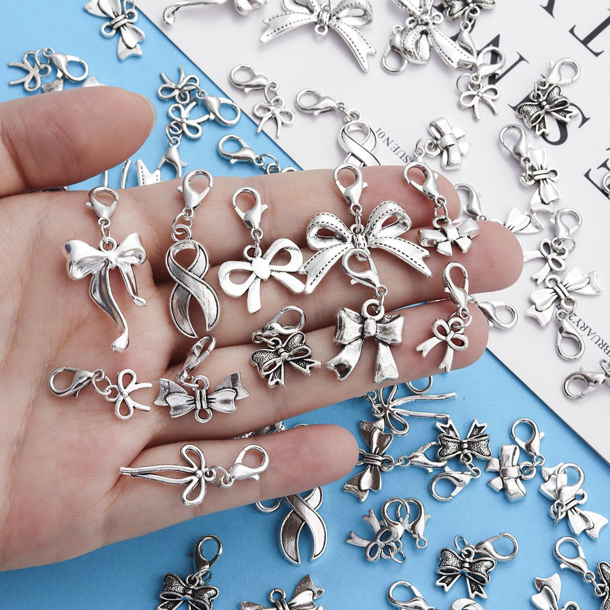 Mixed bow & lobster clasp assortment