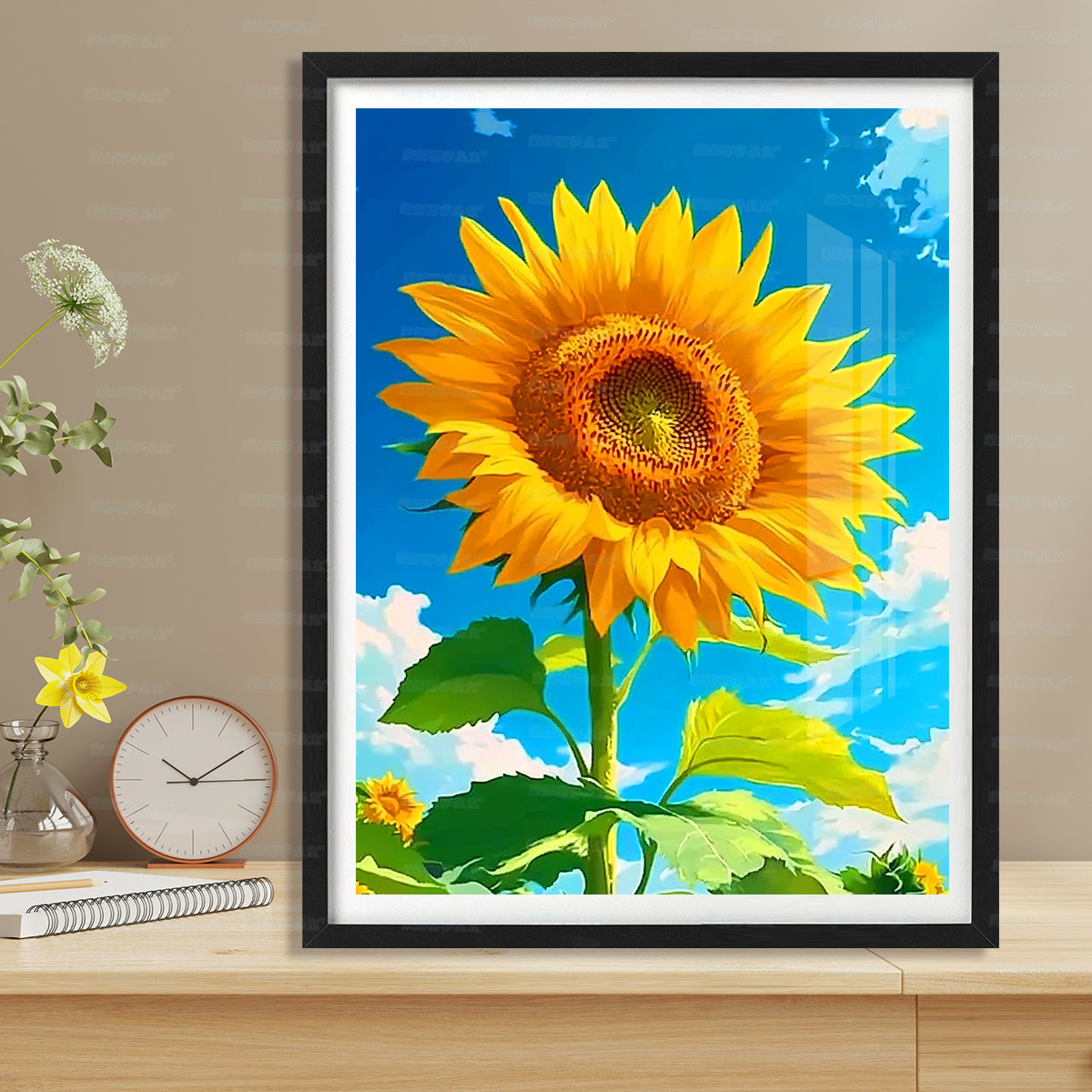 [Algodón importado] El punto de cruz real de Mona Lisa gana el primer premio de una sola vez, nuevo bordado de hilo hecho a mano de flores festivas