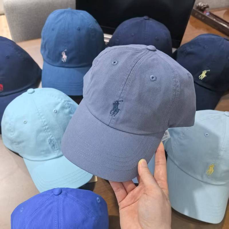 韩国明星同款拉夫帽子男女情侣棒球帽运动刺绣小马部分可扫码百搭|undefined