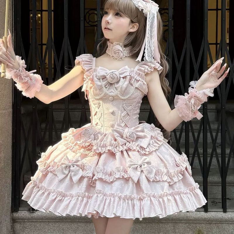 现货洛丽塔裙子lolita巴巴露亚jsk礼服连衣裙优雅Lolitacos公主|undefined